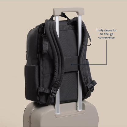 Itzy Ritzy Baby Changing Backpack – 17 Pockets, Diaper Bag, Black