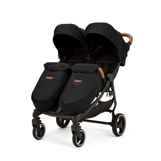 Ickle Bubba Venus Prime Twin Stroller with Cocoon – 0 to 3 Years