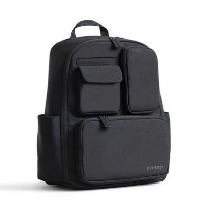 Itzy Ritzy Baby Changing Backpack – 17 Pockets, Diaper Bag, Black