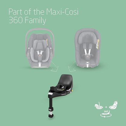 Maxi-Cosi FamilyFix 360 i-Size ISOFIX Car Seat Base | Black