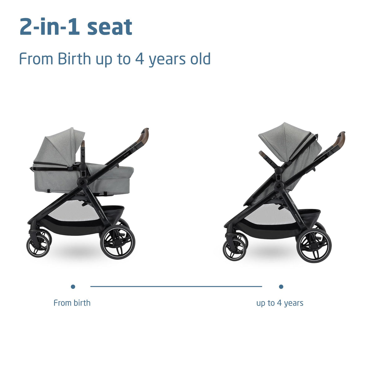 Maxi-Cosi Zelia Select Trio 3-in-1 Travel System | Grey