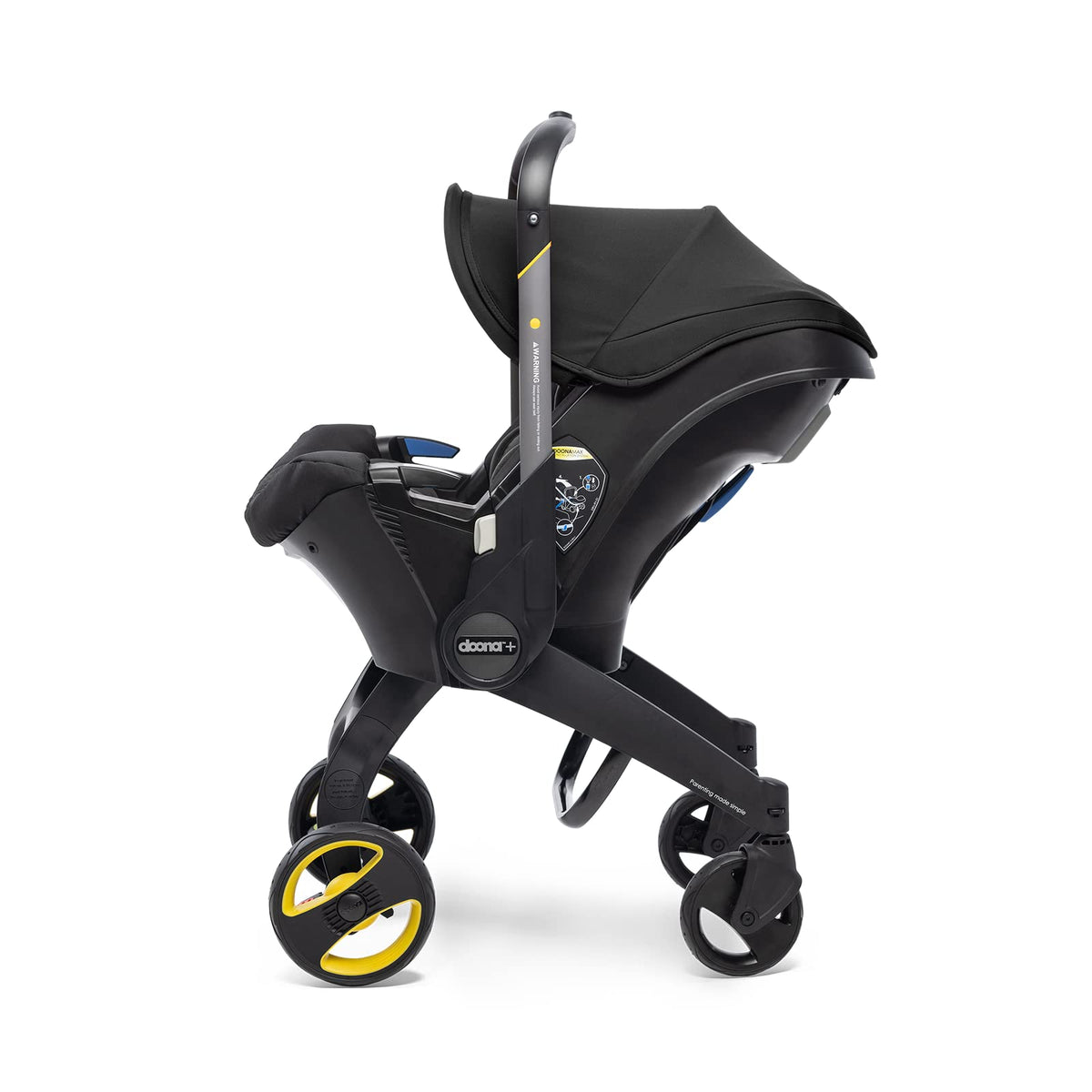 Doona+ Baby Car Seat & Stroller 2-in-1 – Nitro Black
