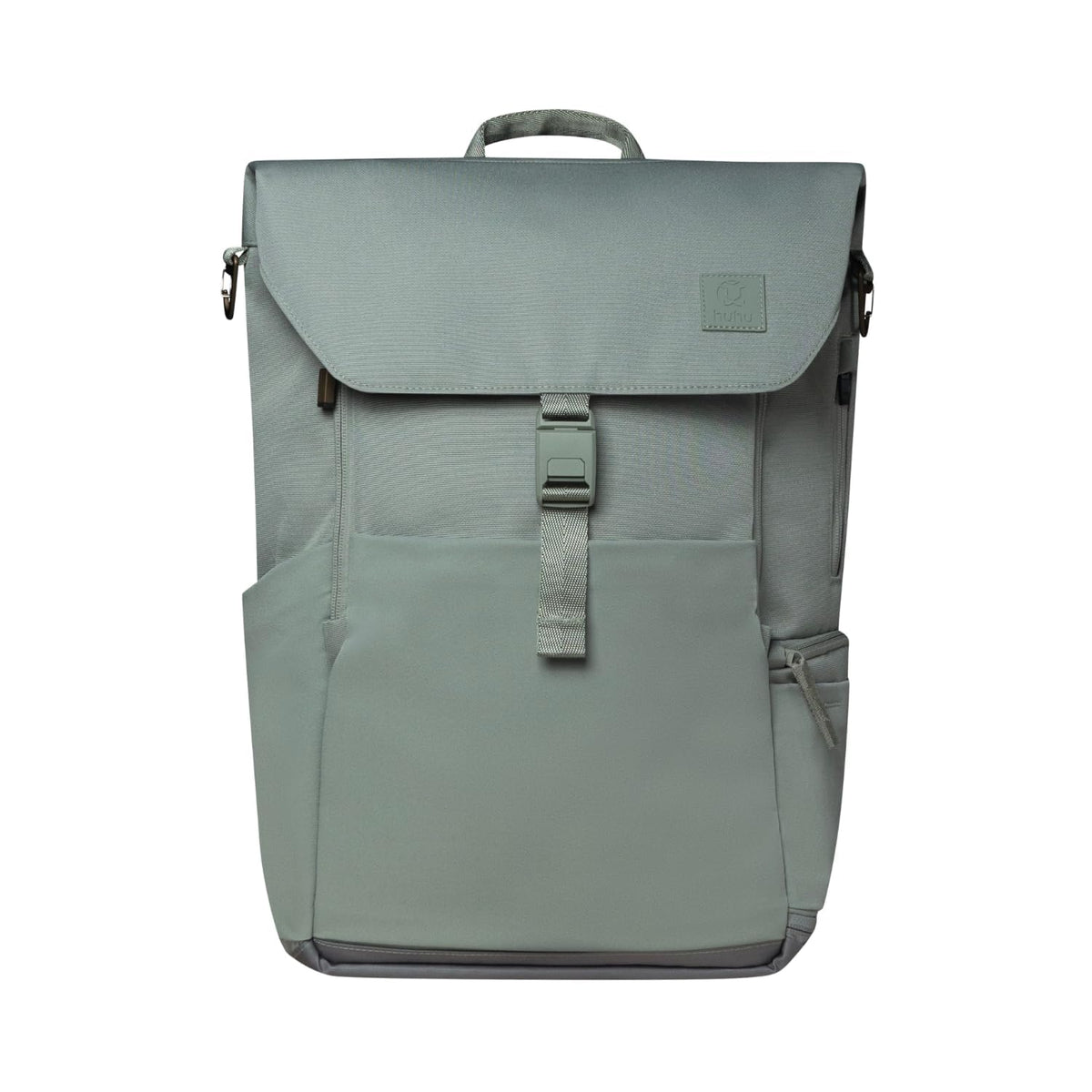 Huhu Diaper Bag Backpack with Changing Pad – Unisex, Sage