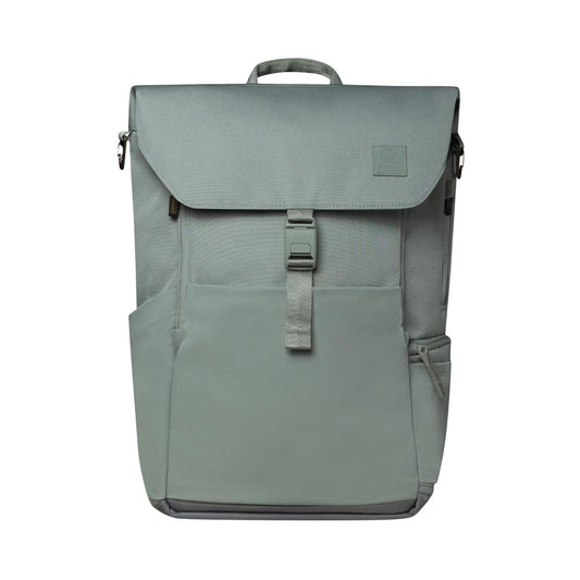 Huhu Diaper Bag Backpack with Changing Pad – Unisex, Sage