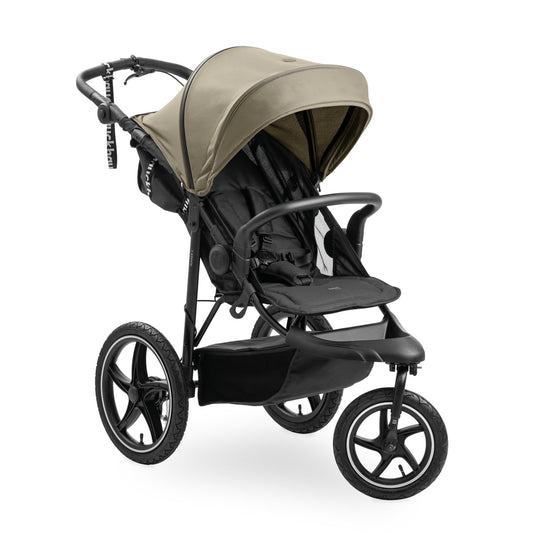 hauck Runner 3 All-Terrain Jogging Stroller with Handbrake – Olive