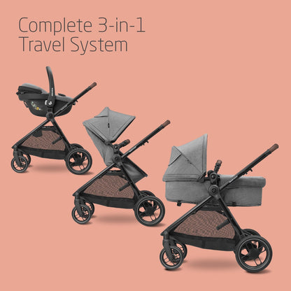 Maxi-Cosi Zelia S Trio 3-in-1 Pram Travel System | Grey