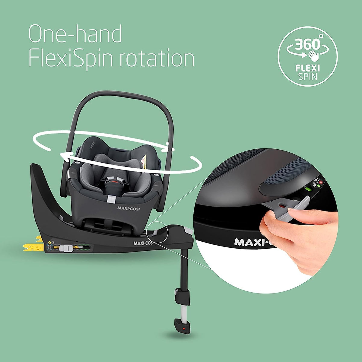 Maxi-Cosi FamilyFix 360 i-Size ISOFIX Car Seat Base | Black