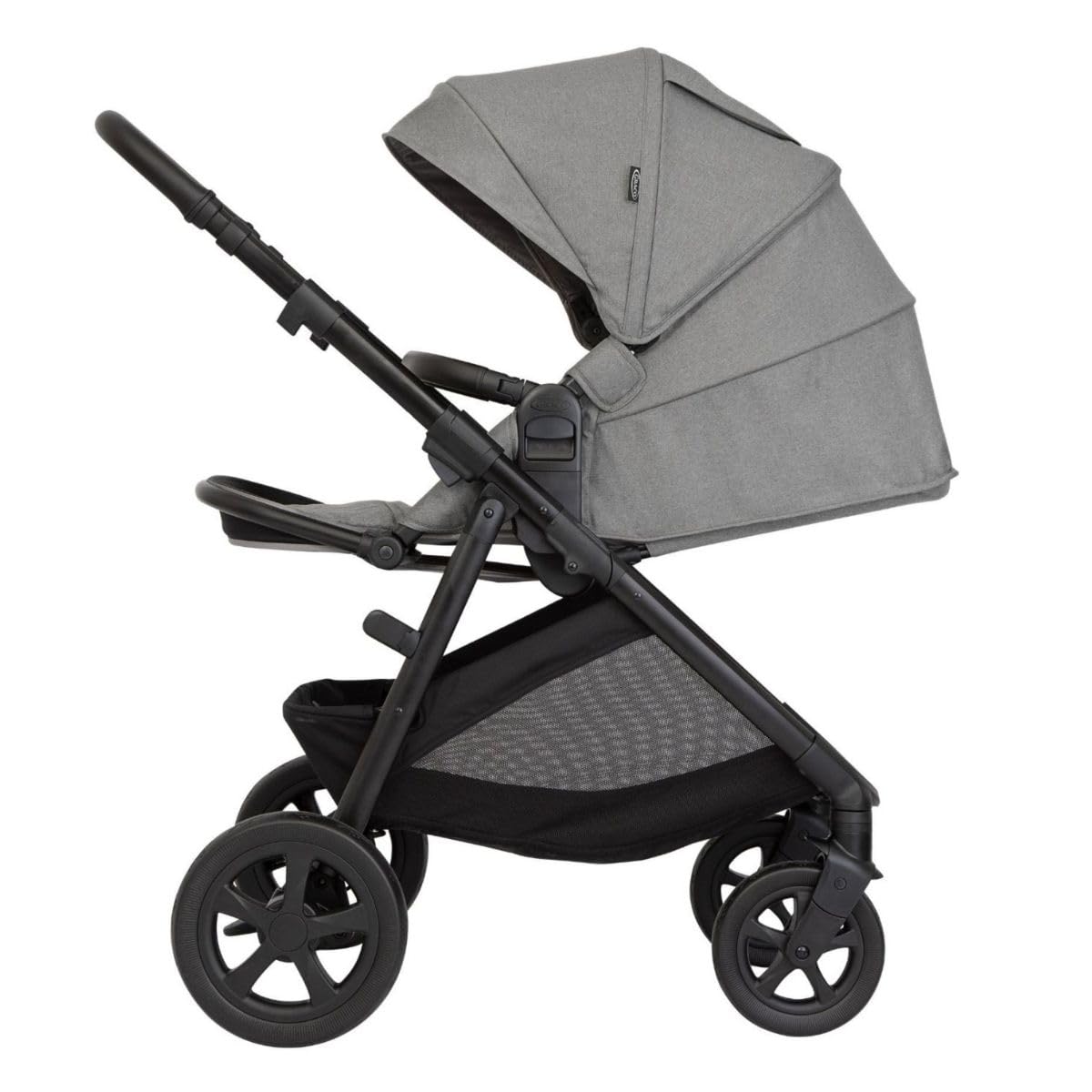 Graco Near2Me DLX Trio Travel System – Birth to 4 Years, Ash