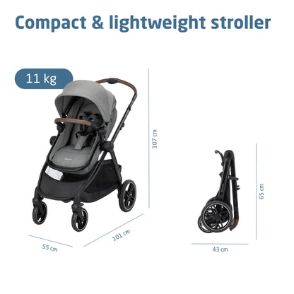 Maxi-Cosi Zelia Select Trio 3-in-1 Travel System | Grey