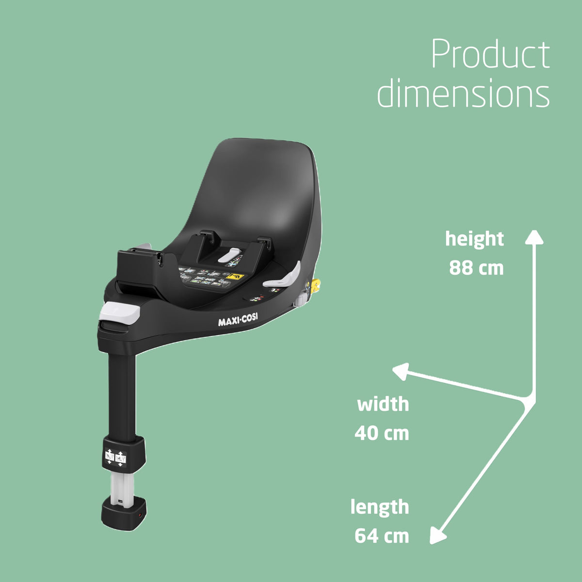 Maxi-Cosi FamilyFix 360 i-Size ISOFIX Car Seat Base | Black