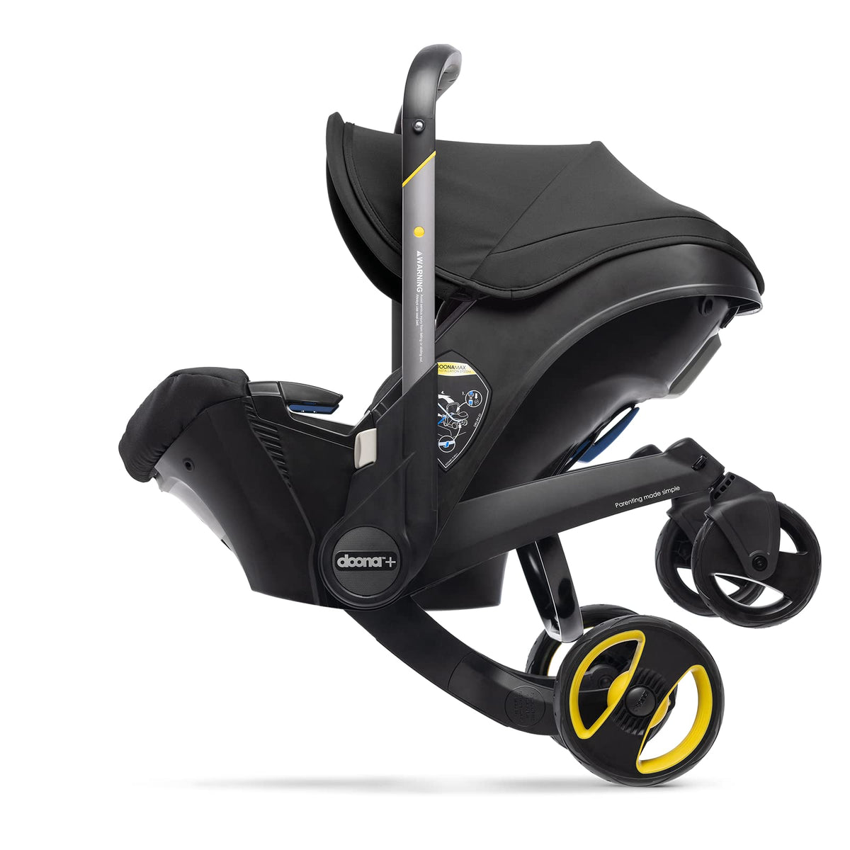 Doona+ Baby Car Seat & Stroller 2-in-1 – Nitro Black