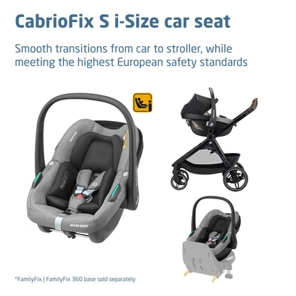 Maxi-Cosi Zelia Select Trio 3-in-1 Travel System | Grey