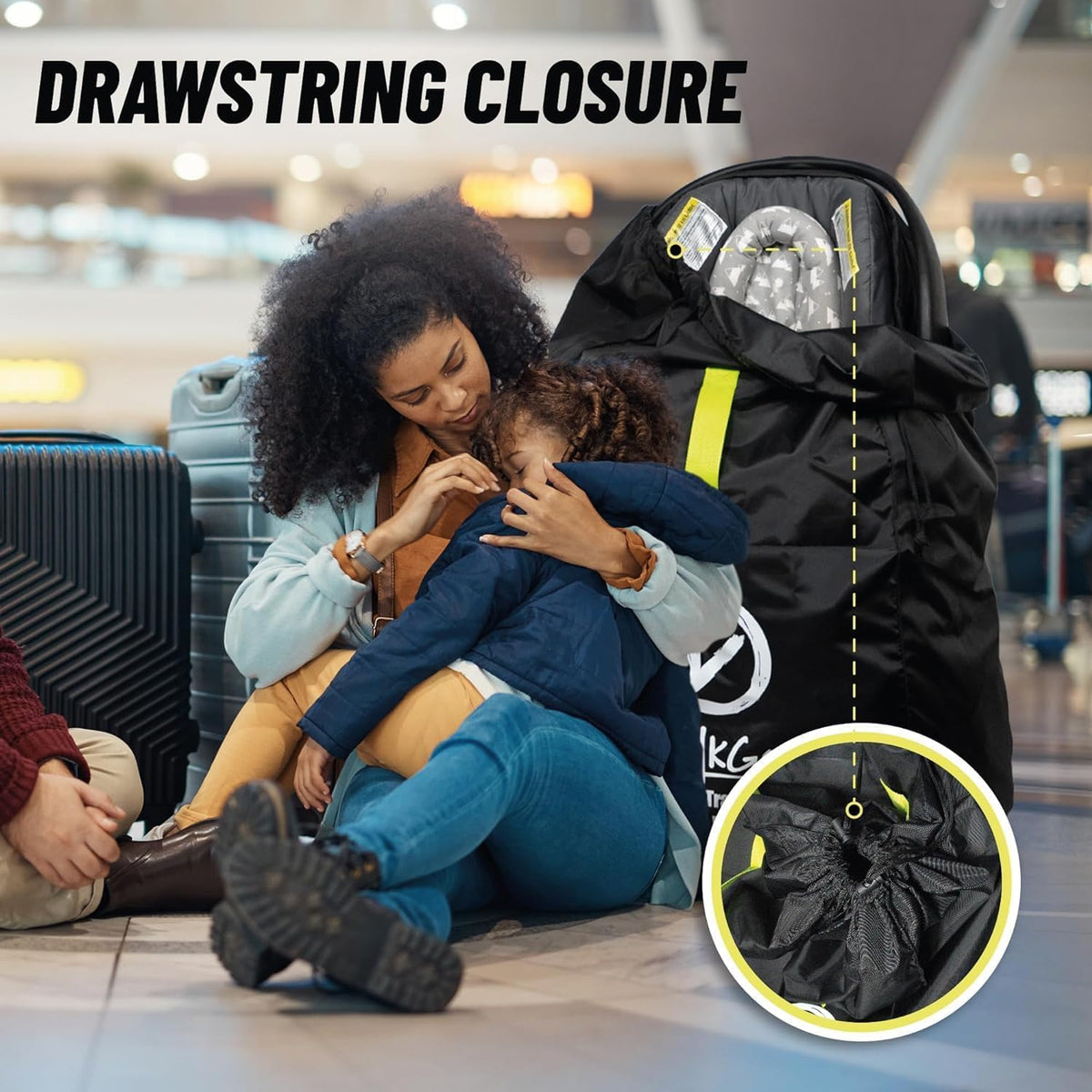 VOLKGO Car Seat Gate Check Bag for Air Travel – Standard