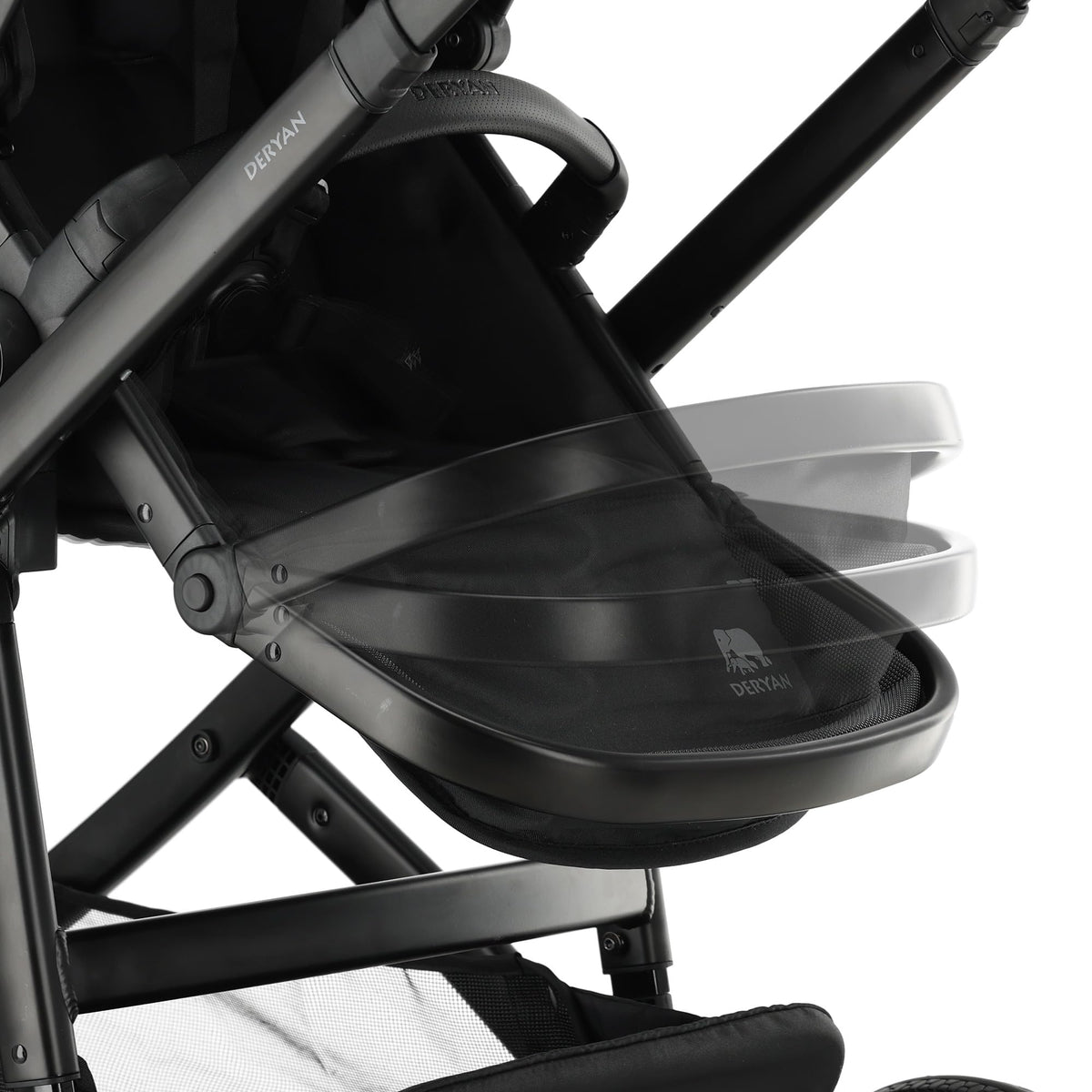 Deryan Evy V2 Tandem Double Pushchair 2-in-1 – Black