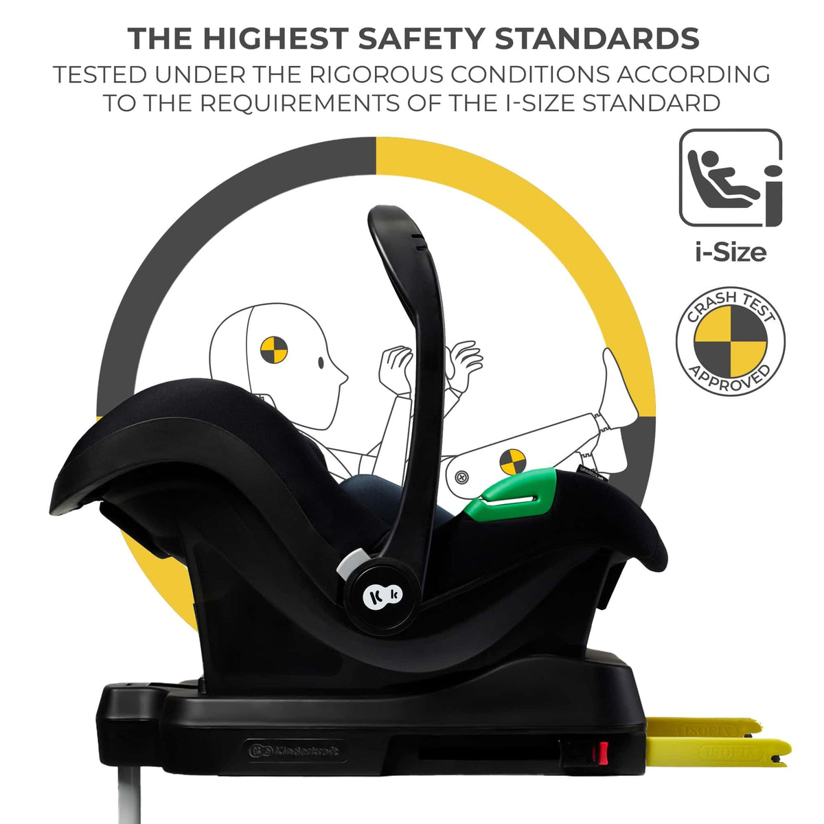 Kinderkraft Newly 4-in-1 Travel System with Car Seat | Black