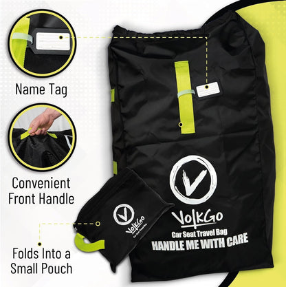VOLKGO Car Seat Gate Check Bag for Air Travel – Standard