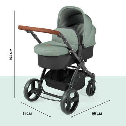 Ickle Bubba Stomp Urban 3-in-1 Travel System – Sage Green