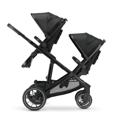 Deryan Evy V2 Tandem Double Pushchair 2-in-1 – Black