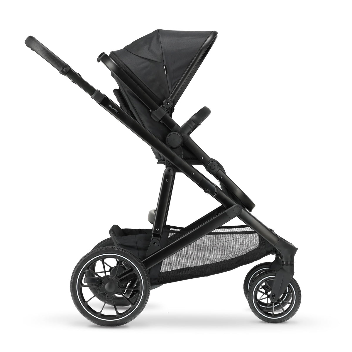 Deryan Evy V2 Tandem Double Pushchair 2-in-1 – Black