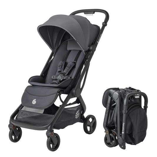 Ergobaby Metro3 Foldable Travel Stroller Birth–22kg – Grey