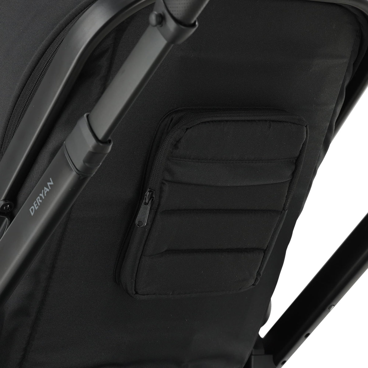 Deryan Evy V2 Tandem Double Pushchair 2-in-1 – Black