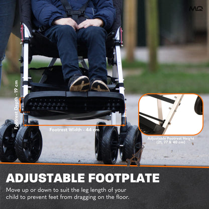 MobiQuip XL Special Needs Pushchair | Up to 50kg | Blue