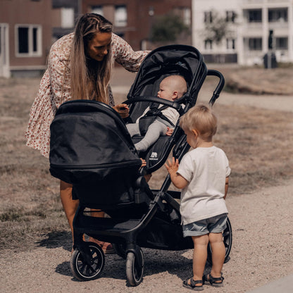 Deryan Evy V2 Tandem Double Pushchair 2-in-1 – Black
