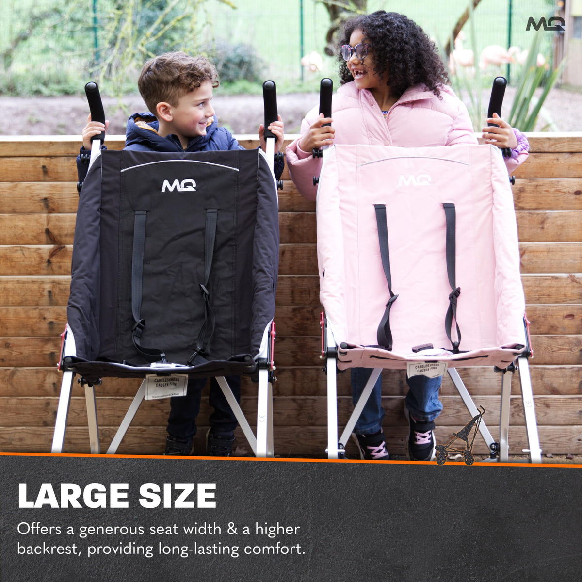 MobiQuip XL Special Needs Pushchair | Up to 50kg | Black