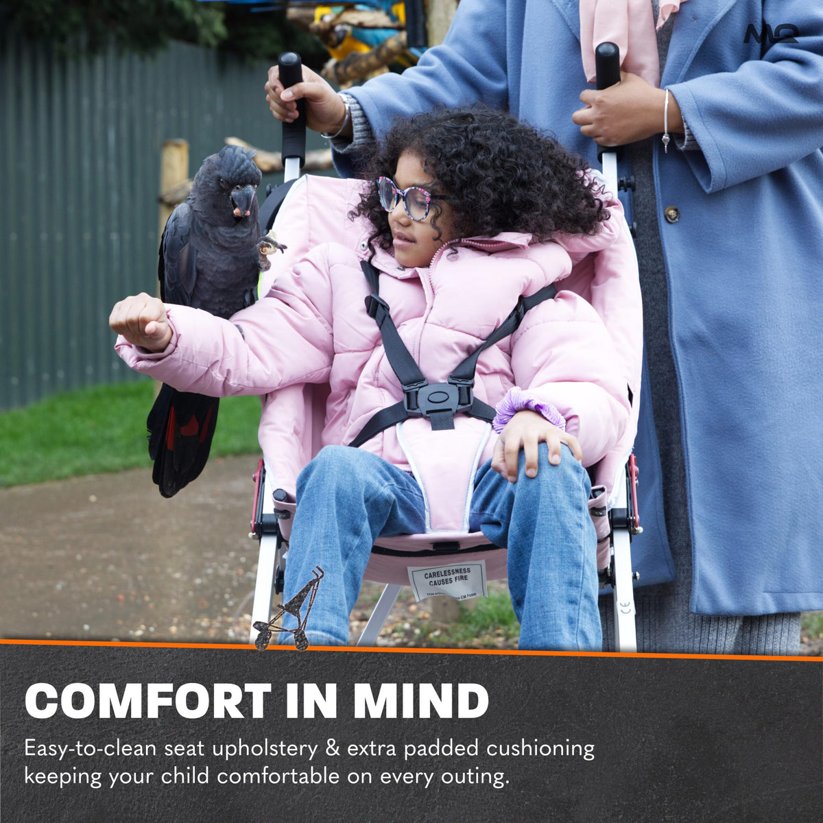 MobiQuip XL Special Needs Pushchair | Up to 50kg | Blue