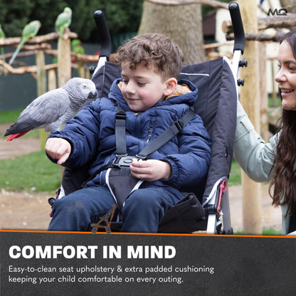 MobiQuip XL Special Needs Pushchair | Up to 50kg | Black