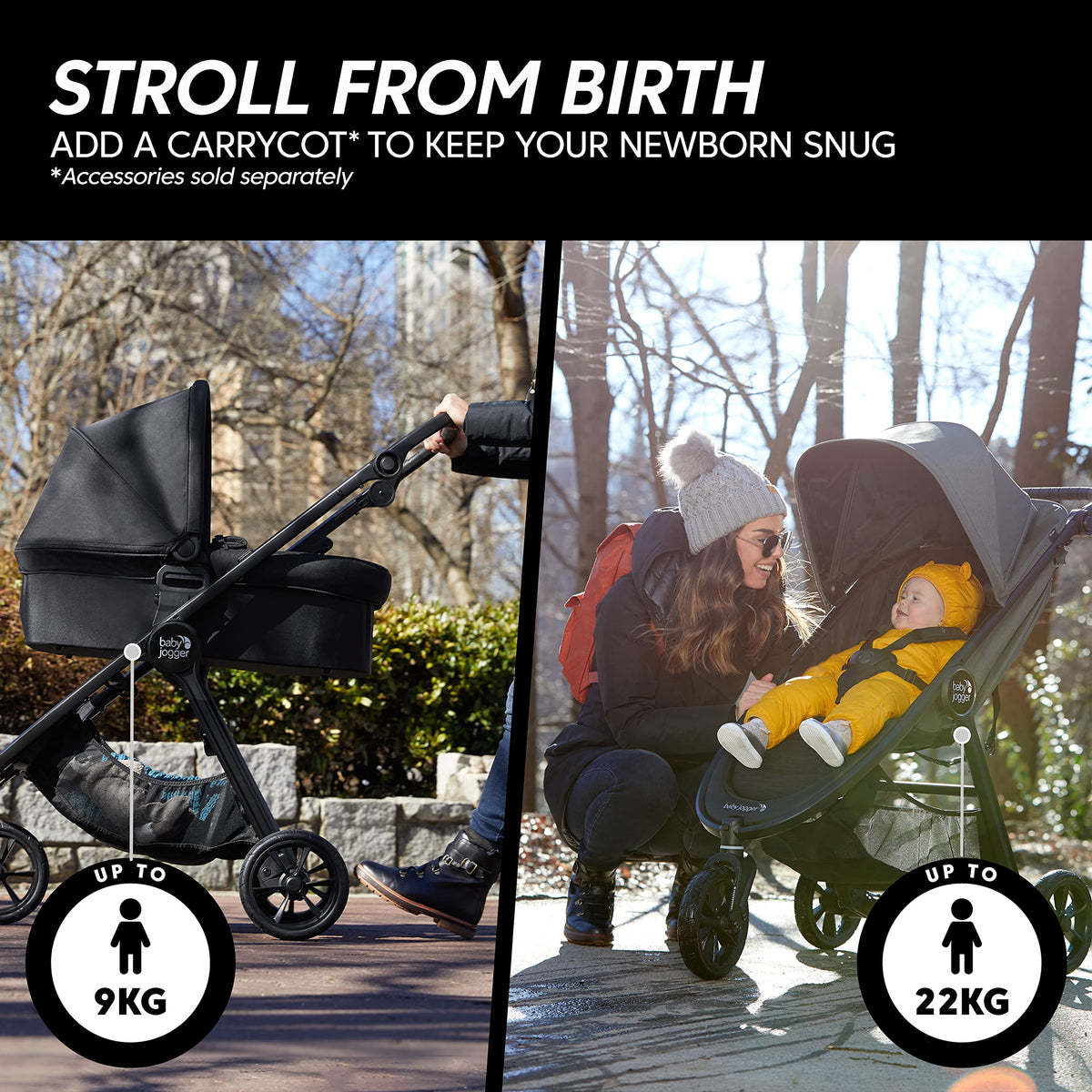 Baby Jogger City Mini GT2 All-Terrain Stroller – Opulent Black
